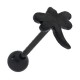 Piercing pour langue PVD 08 - Noir libellule