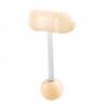 Piercing langue coquine 11 - Penis beige