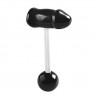 Piercing langue coquine 11 - Penis noir