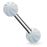 Piercing de langue UV 32 - Hypnose transparent