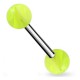 Piercing de langue UV 22 - Melon vert-pomme