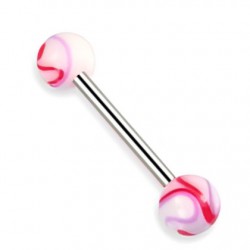 Piercing de langue UV 78 - Marbre