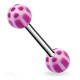 Piercing de langue UV 60 - Panda lilas