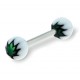 Piercing de langue UV 52 - Cannabis blanc