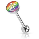 Piercing langue logo 43 - Deux hommes