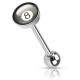 Piercing langue logo 27 - Boule de billard 8