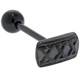 Piercing pour langue PVD 16 - XXX