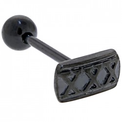 Piercing pour langue PVD 16 - XXX