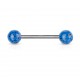 Piercing de langue UV 94 - Fossile bleu