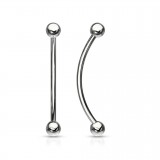 Piercing langue snake-eyes 03 - Boules grises