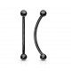 Piercing langue snake-eyes 03 - Boules noires