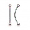 Piercing langue snake-eyes 03 - Boules rainbow