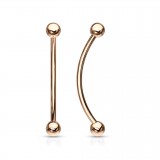 Piercing langue snake-eyes 03 - Boules roses