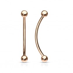 Piercing langue snake-eyes 03 - Boules roses