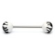 Piercing de langue UV 59 - Flamme blanche