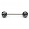Piercing de langue UV 59 - Flamme noire