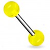 Piercing de langue UV 07 - Unicolore jaune