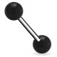 Piercing de langue UV 07 - Unicolore noir