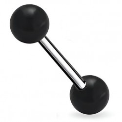 Piercing de langue UV 07 - Unicolore noir