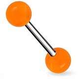 Piercing de langue UV 07 - Unicolore orange
