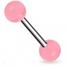 Piercing de langue UV 07 - Unicolore rose