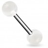 Piercing de langue UV 07 - Unicolore transparent