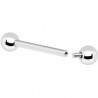 Piercing langue 103 - Boules pas de vis interne