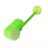 Piercing langue coquine 07 - Sifflet flexible vert-pomme