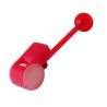 Piercing langue coquine 07 - Sifflet flexible rouge