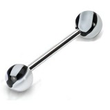 Piercing de langue UV 38 - Vagues noires