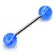 Piercing de langue UV 38 - Vagues bleues