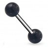 Piercing de langue UV 05 - Paillettes noires
