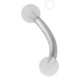 Piercing pour arcade acry 07 - UV beach-ball transparente