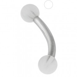 Piercing pour arcade acry 07 - UV beach-ball transparente
