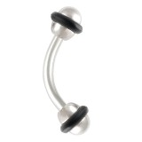 Piercing arcade 14 - Boules avec caoutchouc