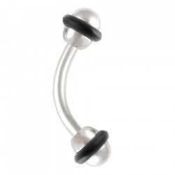 Piercing arcade 14 - Boules avec caoutchouc