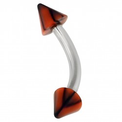 Piercing pour arcade acry 02 - UV basket pointes