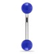 Piercing pour arcade acry 08 - UV boules bleues