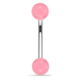 Piercing pour arcade acry 08 - UV boules roses