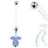 Piercing nombril grossesse 14 - Gigoteuse bleue