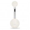 Piercing nombril UV boule blanc fluorescent (17)