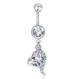 Piercing nombril coeur 01 - Deluxe