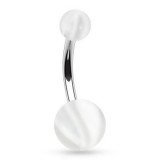 Piercing nombril UV 113 - Vagues transparentes