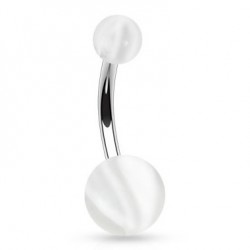 Piercing nombril UV 113 - Vagues transparentes