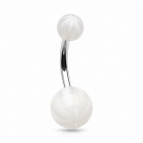 Piercing nombril UV 06 - Beach-Ball transparent