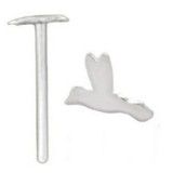Piercing nez pliable 0.5mm 54 - Oiseau