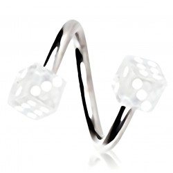 Piercing spirale 35 - UV dés