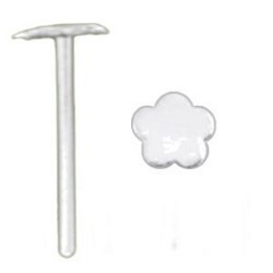 Piercing nez pliable 0.5mm 55 - Fleur
