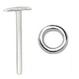 Piercing nez pliable 0.5mm 62 - Cercle