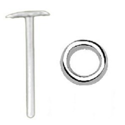 Piercing nez pliable 0.5mm 62 - Cercle